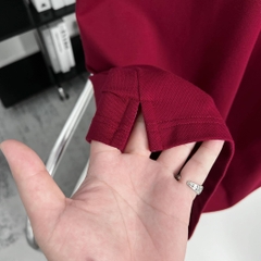 Áo Polo Bigsize Thêu con Gấu Màu Đỏ đô