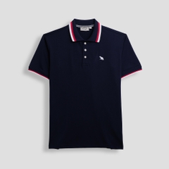 Áo Polo Bigsize Màu Xanh đen Thêu Gấu Phối cổ 3 màu