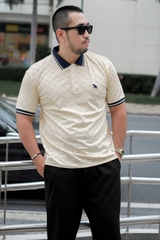 Polo Big size Royal Sailor Monogram Màu Kem