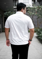 Polo Bigsize Thể Thao Trắng Trụ viền