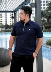 Polo Bigsize Thể Thao Xanh Đen Trụ viền