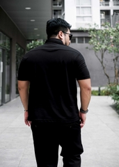 Polo Bigsize Thể Thao Đen Trụ viền