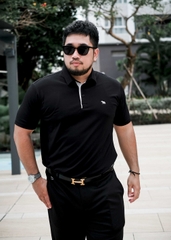 Polo Bigsize Thể Thao Đen Trụ viền