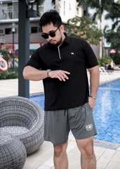 Quần thun Mè Lưới Ngắn Trên Gói Màu Xám