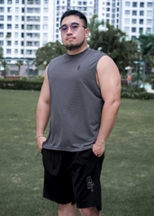 Áo ba lỗ Training Xám