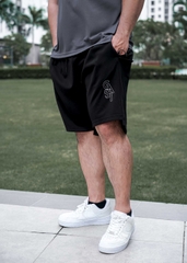 Quần Thun ngắn Big size Xẻ tà Túi zip