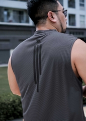Áo ba lỗ Training Xám