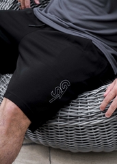 Quần Thun ngắn Big size Xẻ tà Túi zip