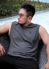 Áo ba lỗ Training Xám