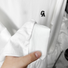 Áo Thun Tay dài Bigsize Thêu GA Màu Trắng