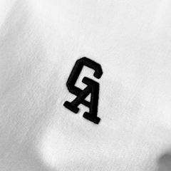 Áo Thun Tay dài Bigsize Thêu GA Màu Trắng