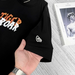 Áo thun Gasi Đen Hổ chữ