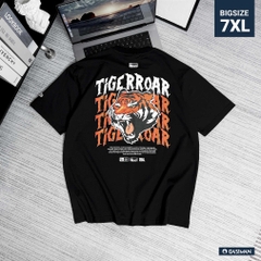 Áo thun Gasi Đen Hổ chữ