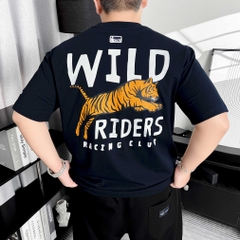 Áo thun Gasi Xanh đen Hổ hoang dã