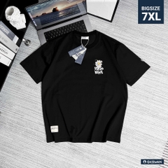 Áo thun Gasi Đen Hoa cúc sơn