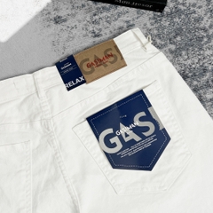 Quần ngắn Jean Big size Trơn basic Màu Trắng