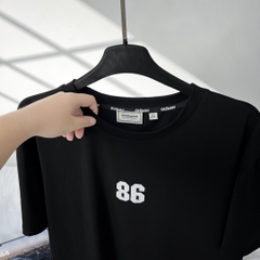 Áo Thun Bigsize Thêu 86 Màu Đen