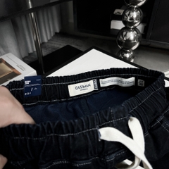 Quần ngắn Jean lưng thun Bigsize Màu Xanh đen basic