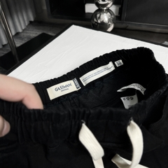Quần ngắn Jean lưng thun Bigsize Màu Đen basic