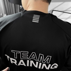 Áo Thun Thể thao Big size Team Training màu Đen