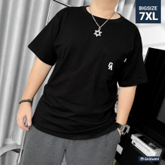 Áo Thun Bigsize Logo GA có Túi Màu Đen