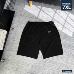 Quần Thun ngắn Big size Xẻ tà Túi zip
