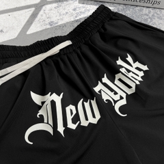 Quần Ngắn Lưng thun Bigsize New York Phối line xẻ chữ V