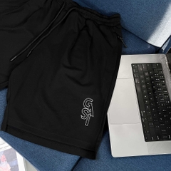 Quần Thun ngắn Big size Xẻ tà Túi zip