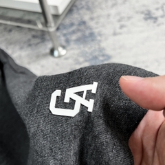 Quần Ngắn thun Bigsize Logo GA Basic Màu Xám lông chuột