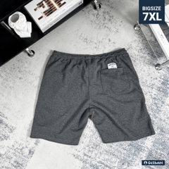 Quần Ngắn thun Bigsize Logo GA Basic Màu Xám lông chuột