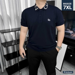 Áo Polo Cổ Chữ GASI Xanh Đen