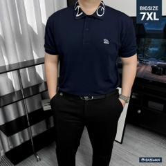 Áo Polo Cổ Chữ GASI Xanh Đen
