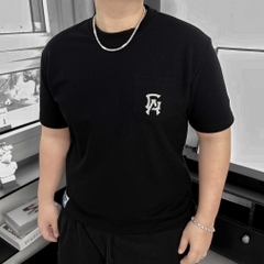 Áo Thun Big size có Túi In Vịt Donald Màu Đen