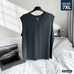 Áo Ba lỗ Bigsize trơn Xám