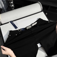 Quần dài Jean Bigsize Basic trơn Màu Đen