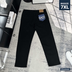 Quần dài Jean Bigsize Basic trơn Màu Đen