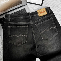 Quần Jean dài Bigsize phom Suông Màu Xám wash