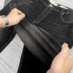 Quần Jean dài Bigsize phom Suông Màu Xám wash