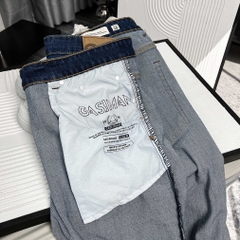 Quần dài Jean Bigsize Basic trơn Màu Xanh đậm