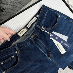 Quần dài Jean Bigsize Basic trơn Màu Xanh đậm