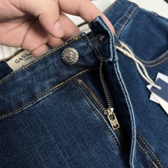 Quần dài Jean Bigsize Basic trơn Màu Xanh đậm