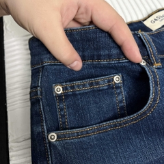 Quần dài Jean Bigsize Basic trơn Màu Xanh đậm
