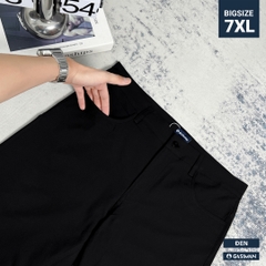 Quần Ngắn Kaki Bigsize Màu Đen Co giãn