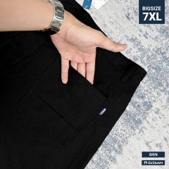 Quần Ngắn Kaki Bigsize Màu Đen Co giãn