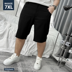 Quần Ngắn Kaki Bigsize Màu Đen Co giãn