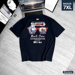 Áo thun Gasi Xanh đen Kính đỏ