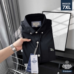 Áo Sơ mi Big size Flex Co giãn 4 chiều màu Đen