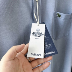 Áo Sơ mi Big size Flex Co giãn 4 chiều màu Xanh jean
