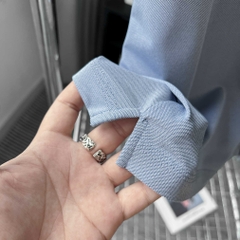 Áo Sơ mi Big size Flex Co giãn 4 chiều màu Xanh jean