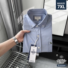Áo Sơ mi Big size Flex Co giãn 4 chiều màu Xanh jean
